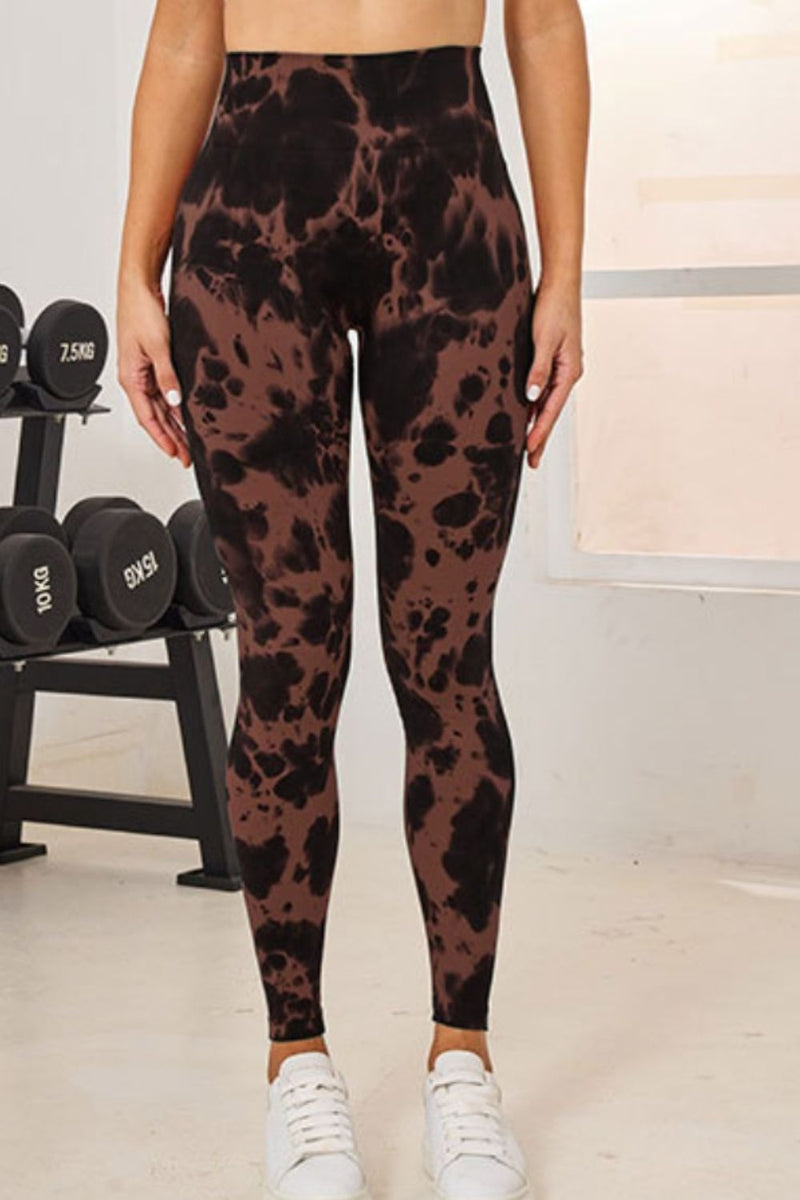 Tie-Dye High Waist Active Leggings-8