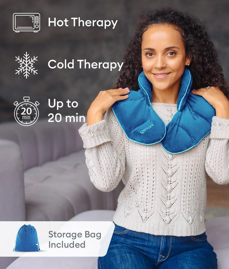 Magma Microwavable Heating Pad for Shoulders and Neck Space Blue-2