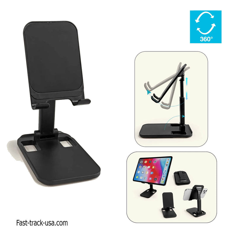 Foldable Tablet and Phone Desk Stand Holder-0