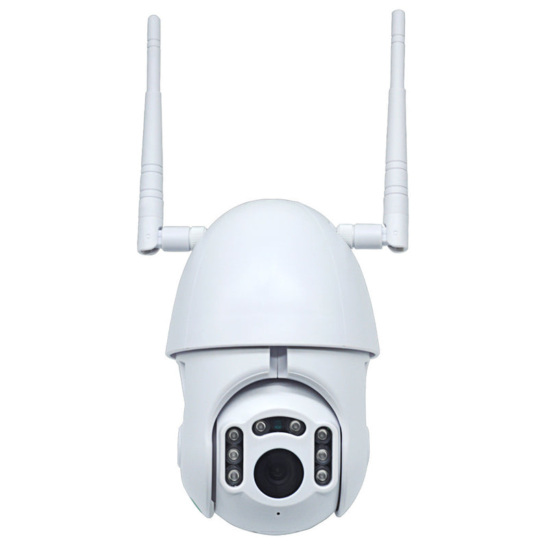 Color: White, style: With 64G memory card - Infrared Dome Camera Wifi Smart Dual Antenna Two-way