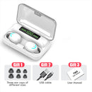 Color: White - Wireless Bluetooth Headset With High Battery Ears