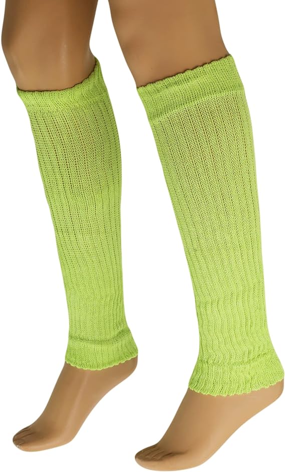 1 Pair - Cotton Leg Warmers Boot Socks Retro Style Knitted Retro Baggy Leg Warmer-0