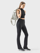 Zipper Detail High Waist Active Pants-3