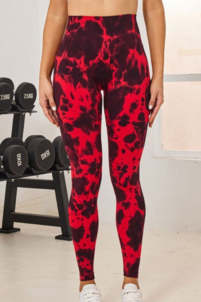 Tie-Dye High Waist Active Leggings-7