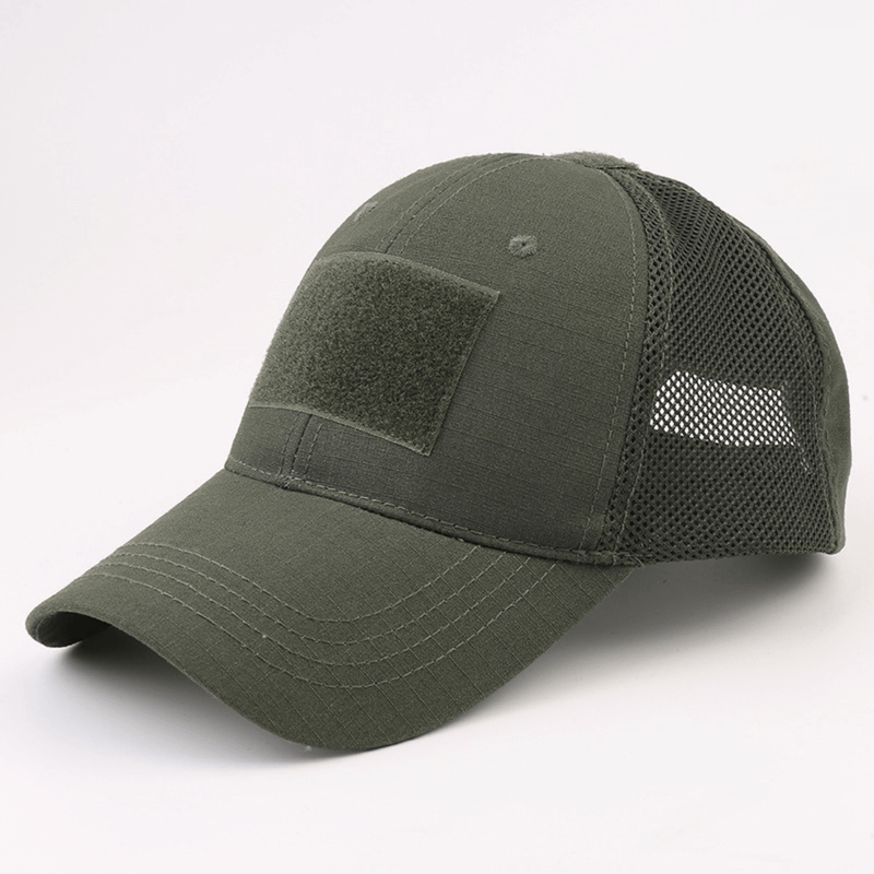 Tactical-Style Patch Hat with Adjustable Strap-10