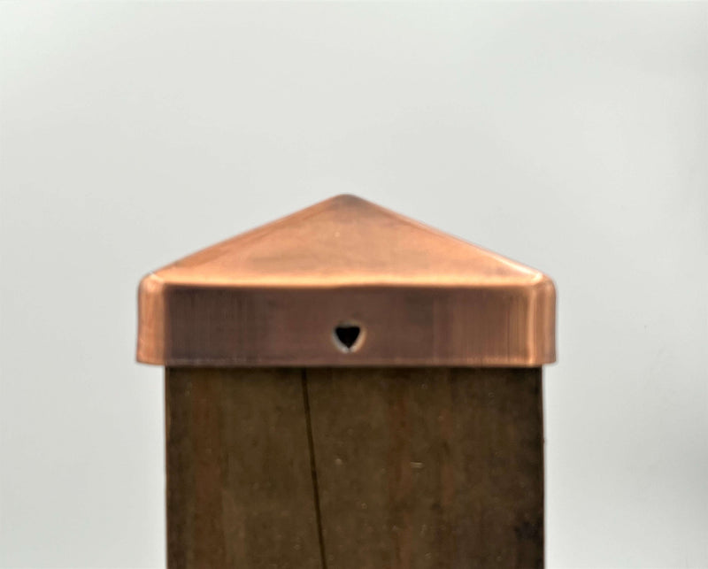 4x4 Steel Post Caps  (3.5") │ Screw Free Installation - Four Colors-1