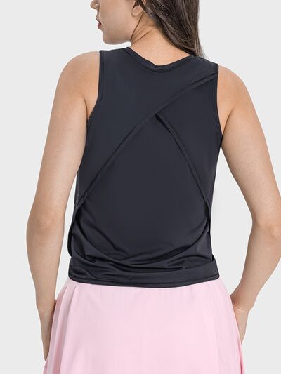 Round Neck Active Tank-1