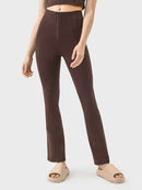 Zipper Detail High Waist Active Pants-5