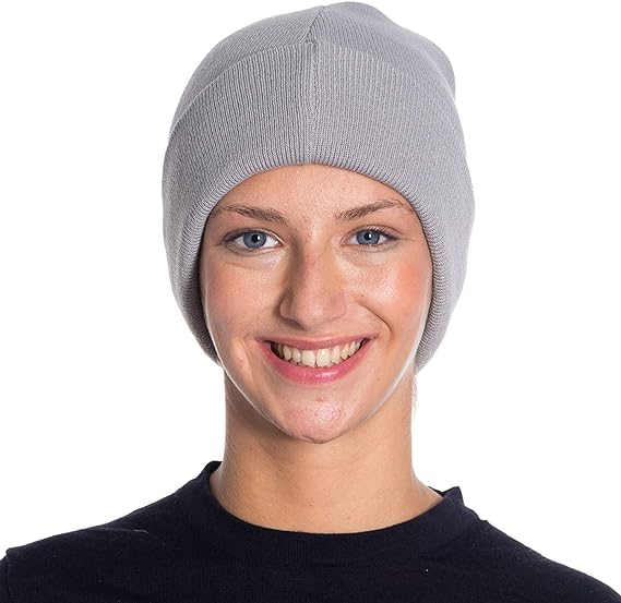 1 Pack - Acrylic Beanies for Women Soft Warm Knitted Winter Beanie Hat-2