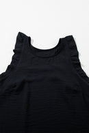 Ember Ruffled Sleeveless Shift Mini Dress-4
