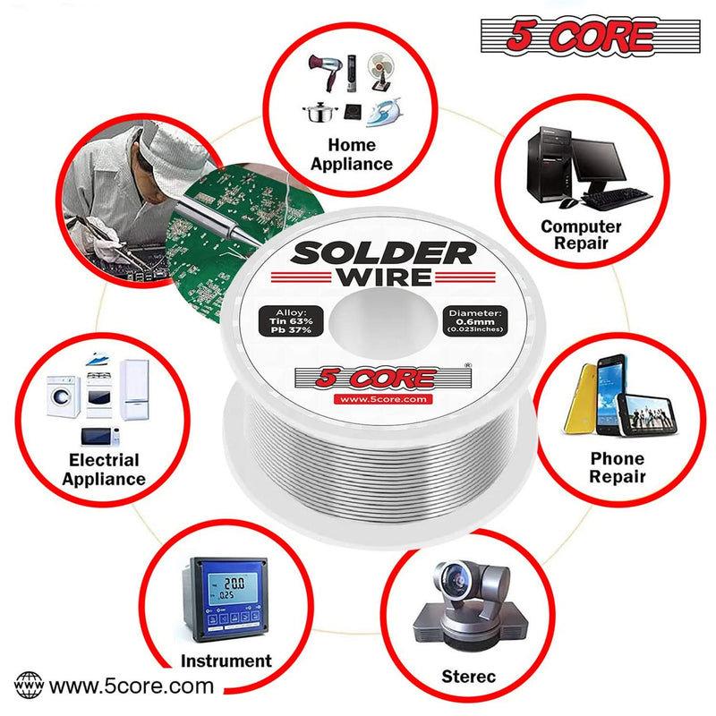 5 Core Solder Wire DIY Tin Lead for Soldering Components-4