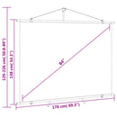 Projection Screen with Tripod 84" 4:3