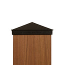 6x6 Post Cap │ Black Aluminum-0