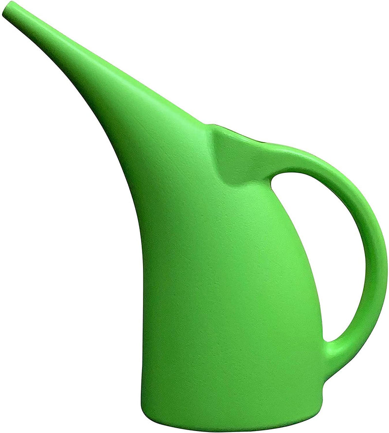 Kool Products Watering Can Indoor | Small Indoor Watering Cans for House Plants | Mini Plant Watering Cans | Plastic Watering Cans (1 Pack) 1/2 Gallon Plant Watering Can BPA Free (Green)-0