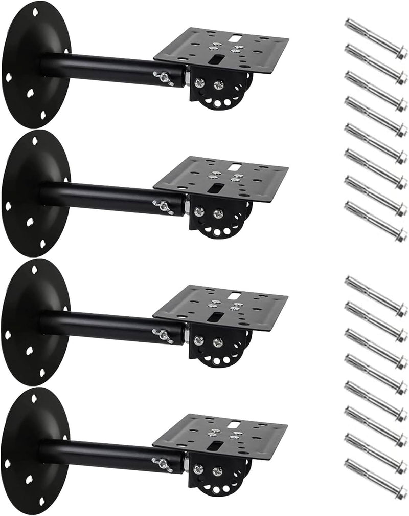 5Core Adjustable Speaker Wall Mount Rotatable Angle Universal Large Bookshelf Mounting Bracket-5