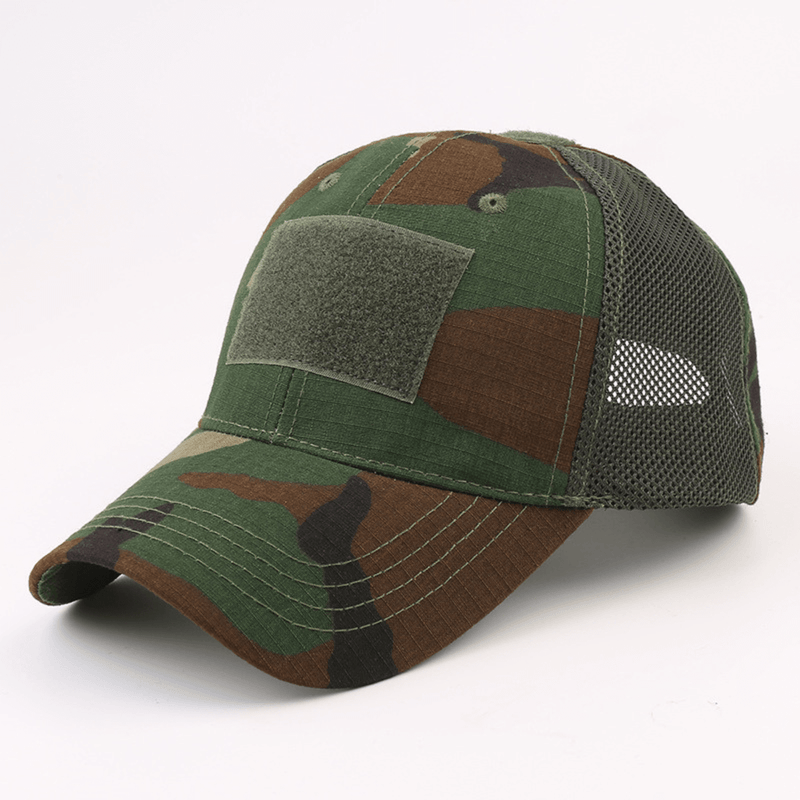 Tactical-Style Patch Hat with Adjustable Strap-13