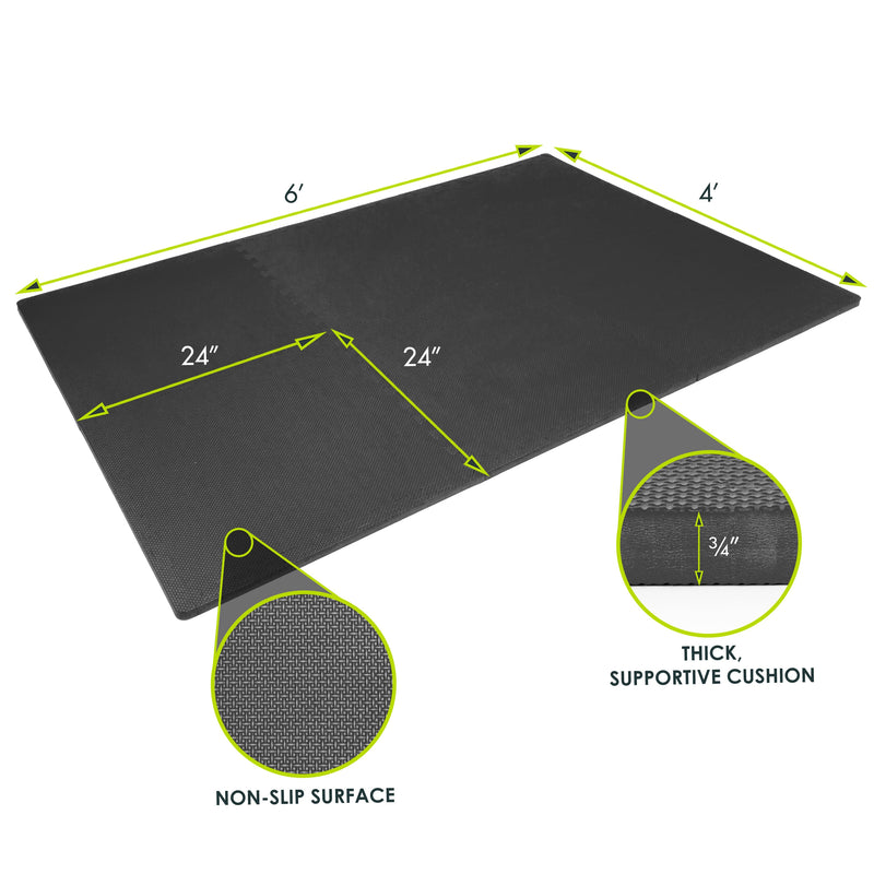 ProsourceFit Exercise Puzzle Mat 0.75"-3