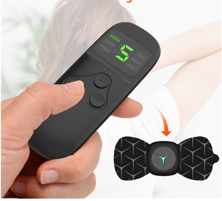 Color: Black+control - Mini Shoulder and Neck Massager