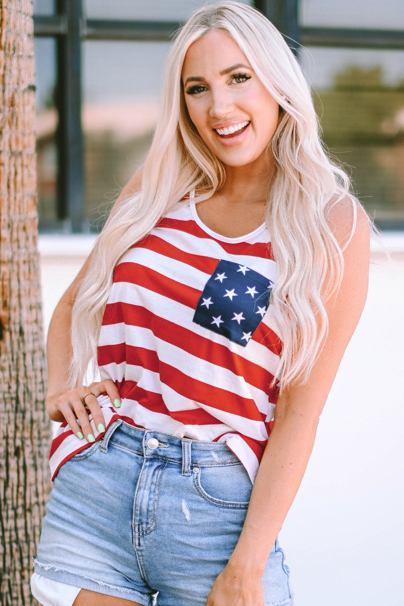 Anne Stars & Stripes Tank Top-3