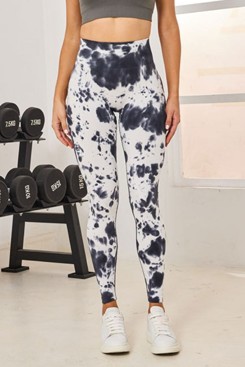 Tie-Dye High Waist Active Leggings-9