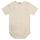 SAND SCISSOR DISTRESSED TEE-0