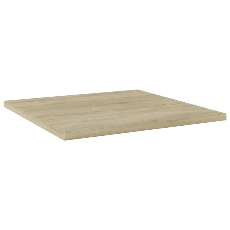 Bookshelf Boards 4 pcs Sonoma Oak 15.7"x15.7"x0.6" Engineered Wood