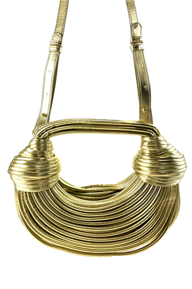 ROPE KNOTTED PULLED HANDBAG-1