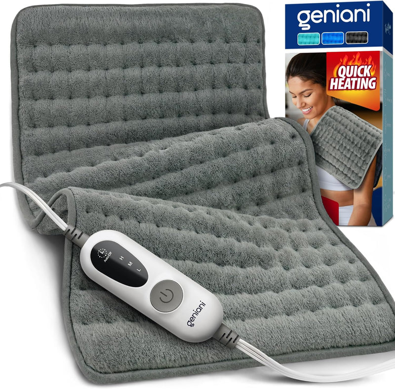 Heating Pad for Back Pain & Cramps Relief, Auto Shut Off, Machine Washable-0