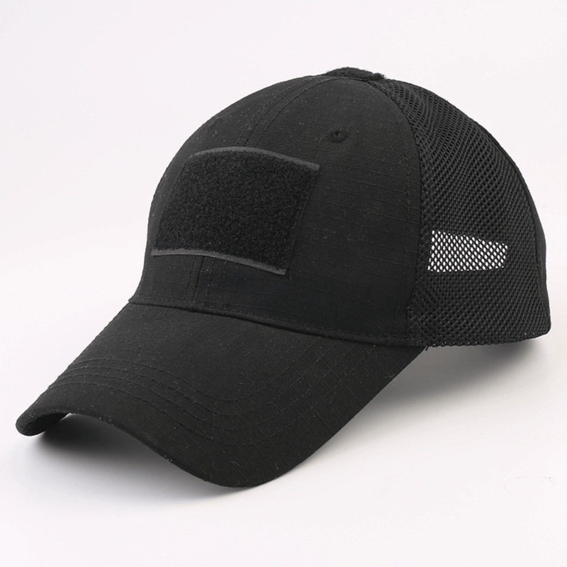 Tactical-Style Patch Hat with Adjustable Strap-7