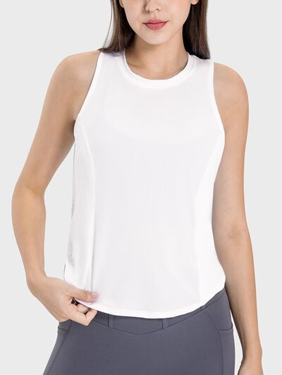 Round Neck Active Tank-7