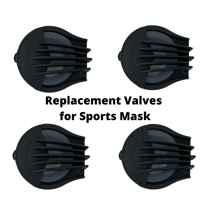 Replacement Discharge Valves for Sports Mask - Set of 4-0