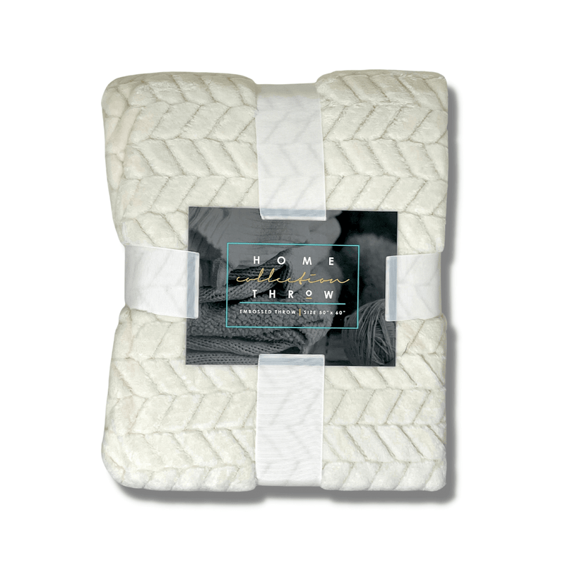 Home Collection Embossed Throw-5