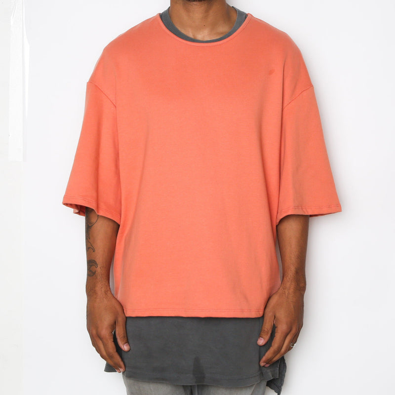 Peach Slouch tee-1