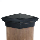 8x8 Post Cap ¦ Black Pyramid-1