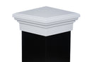 8x8 Post Cap │ White Pyramid-1
