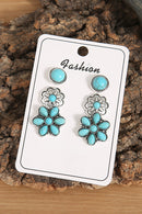 3 Piece Set Western Stud Earrings-2