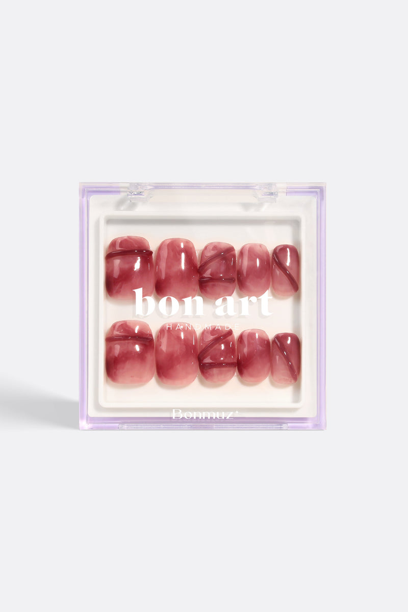 Vintage Garnet | Pro Handmade Gel Nails-0