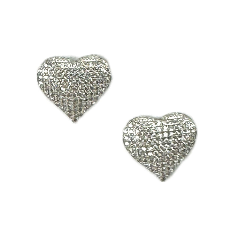 RHINSTONE HEART EARRING-2