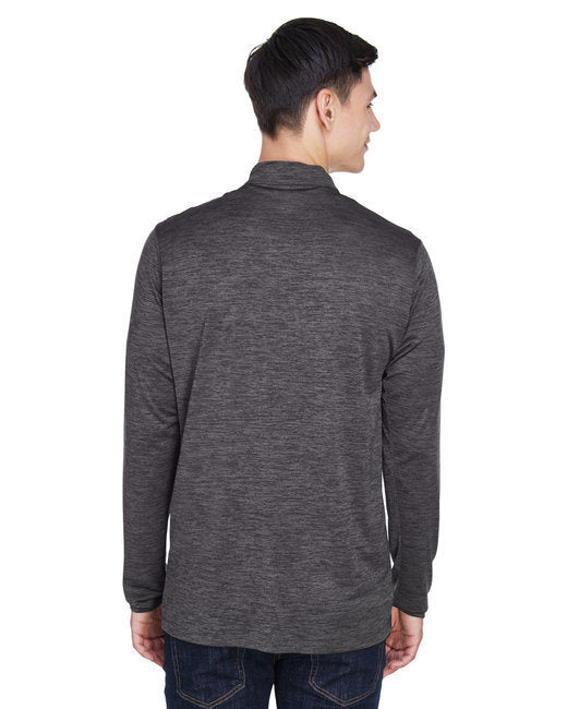 Men's Tall Kinetic Performance Quarter-Zip - CARBON HTH/ BLK - 3XT