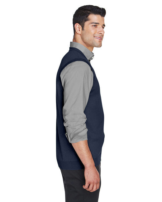 Adult V-Neck Vest - GREY HEATHER - XS