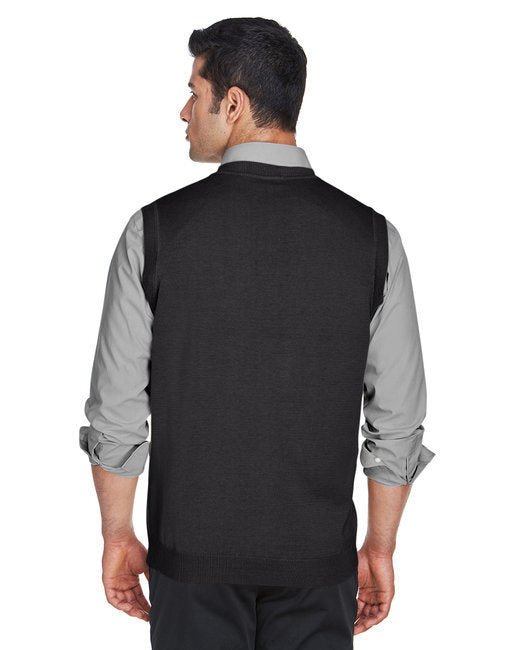 Adult V-Neck Vest - GREY HEATHER - XS