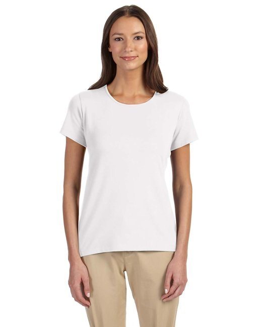 Ladies' Perfect Fit(TM) Shell T-Shirt - WHITE - XS