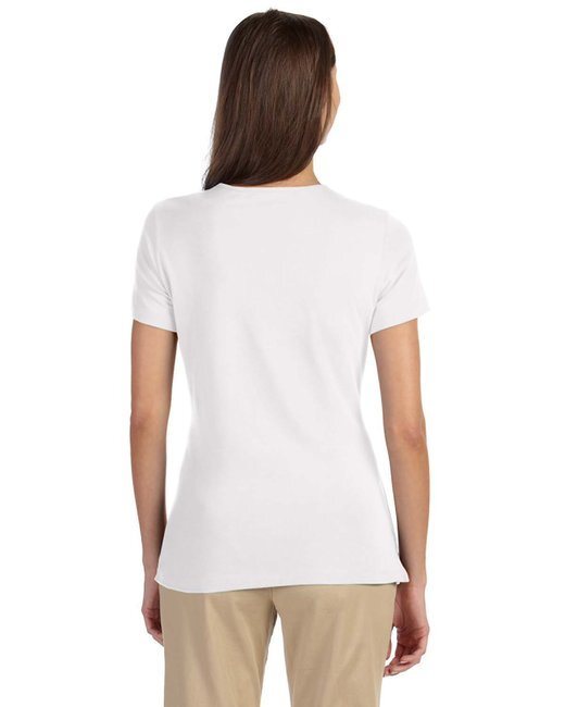 Ladies' Perfect Fit(TM) Shell T-Shirt - WHITE - XS