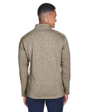 Men's Bristol Full-Zip Sweater Fleece Jacket - GREY HEATHER - S