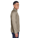 Men's Bristol Full-Zip Sweater Fleece Jacket - GREY HEATHER - S