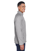 Men's Bristol Full-Zip Sweater Fleece Jacket - GREY HEATHER - S