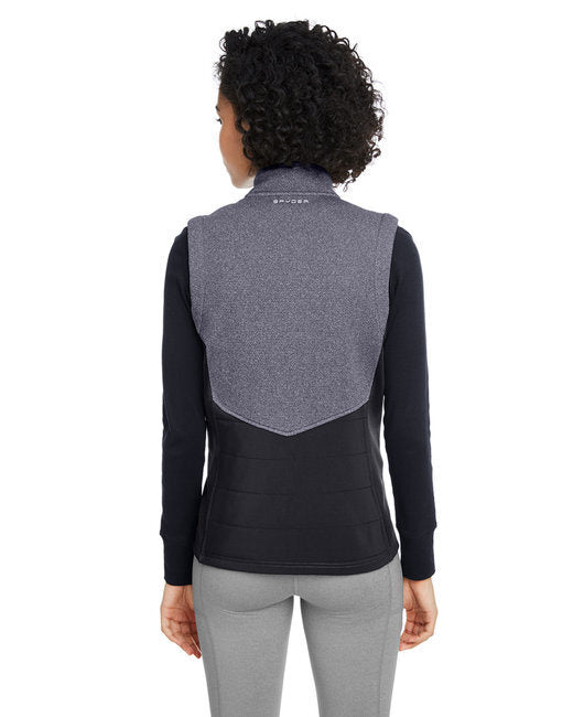 Ladies' Pursuit Vest - BLACK HTHR/ BLK - XS