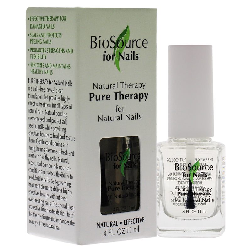 Natural Therapy Pure Therapy by BioSource for Women - 0.4 oz Nail Treatment