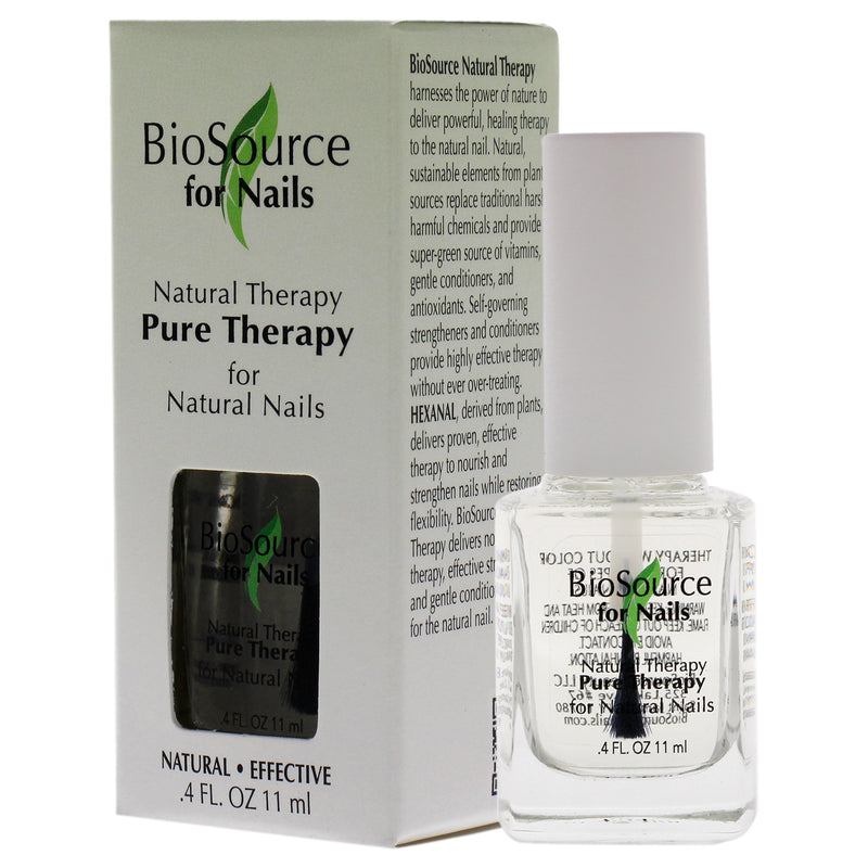 Natural Therapy Pure Therapy by BioSource for Women - 0.4 oz Nail Treatment