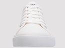 Unisex Retro Minimal All White Skateboard Sneaker Canvas Shoes